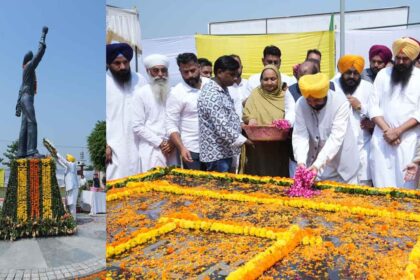 CM Mann pays tribute to Shaheed-e-Azam Bhagat Singh