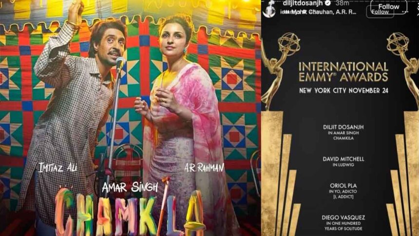 Diljit Dosanjh’s Amar Singh Chamkila in Emmy nomination