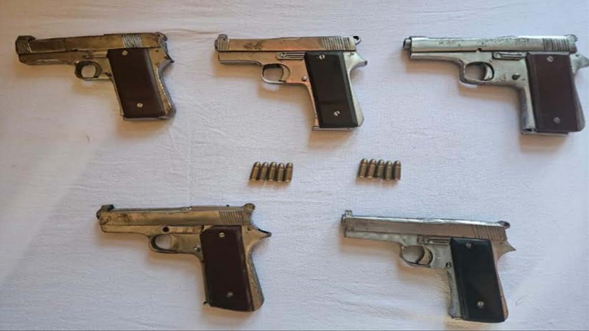 Gangster Goldy Brar's associate arrested with five pistols