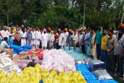 Harjot Singh Bains launches Operation Rahat from Nangal