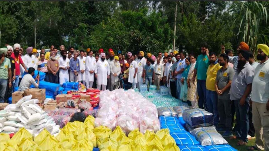 Harjot Singh Bains launches Operation Rahat from Nangal