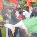 India Pakistan cricket Match Protest LIVE Photos