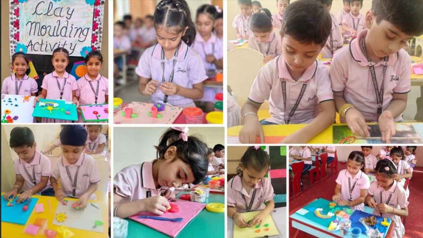 Innocent Hearts Pre-Primary School organised creative clay crafts activities