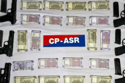 6 weapons and hawala money worth Rs 5.75 lakh recovered