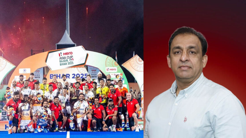 Nitin Kohli congratulated the Indian hockey team on its victory in the Asia Cup