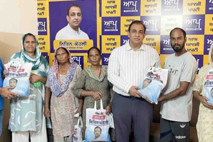 बारिश से प्रभावित लोगों की मदद के लिए नितिन कोहली आगे आए