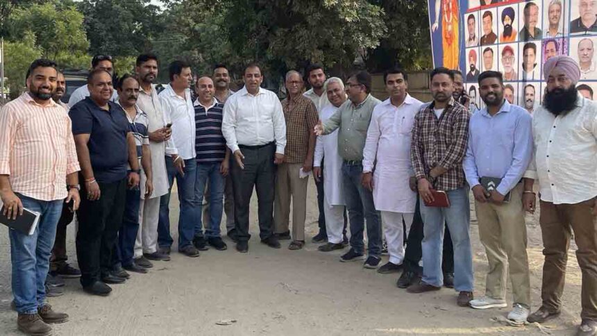 डॉ. बीआर अंबेडकर चौक से वर्कशॉप चौक तक रोड का उद्घाटन 22 को, नितिन कोहली ने निगम अधिकारियों संग लिया हालात का जायज़ा