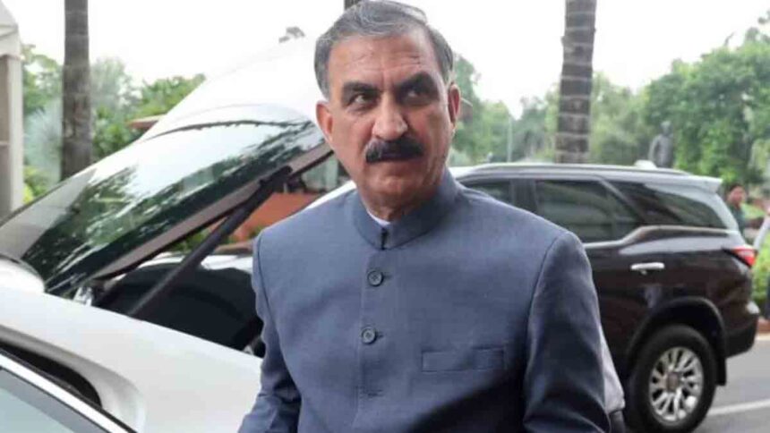 Sukhvinder Singh Sukhu, Chief Minister of Himachal Pradesh