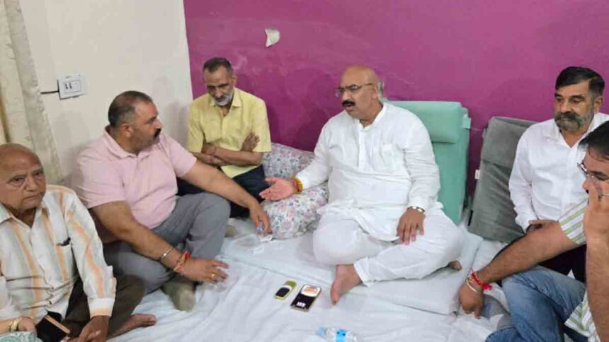 पूर्व सांसद सुशील रिंकू ने BJP प्रधान अश्वनी शर्मा के भाई के निधन पर जताया दुख