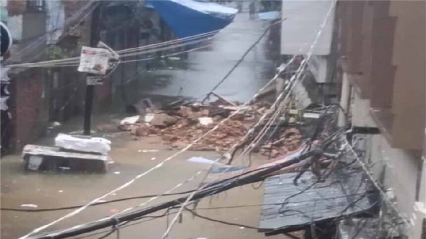 Two-storey building collapsed in Ludhiana
