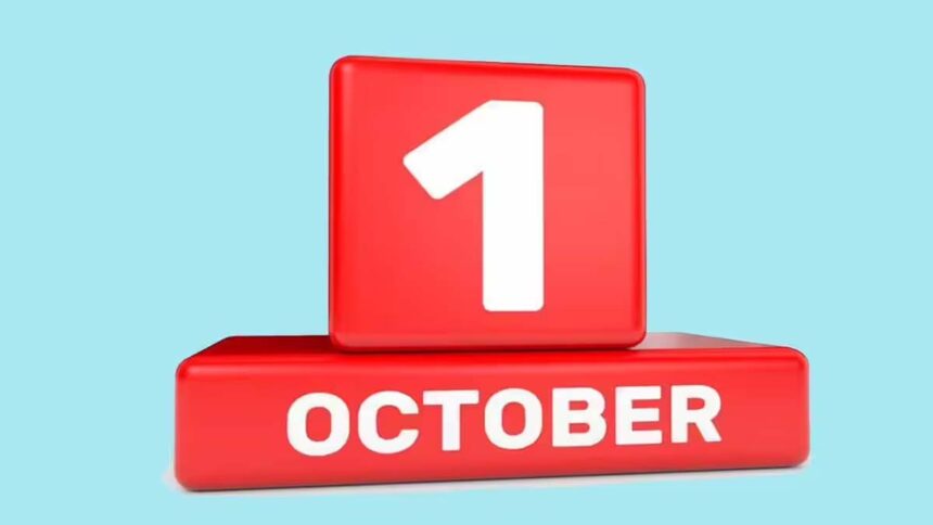 Changes From 1 October