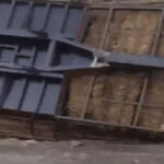 A tractor trolley lost control and overturned in Jalandhar