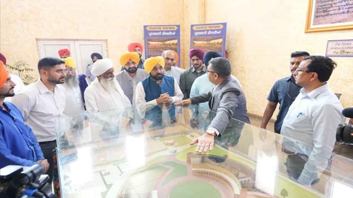  मुख्यमंत्री भगवंत मान ने बाबा जीवन सिंह (भाई जैता जी) स्मारक जनसमर्पित की