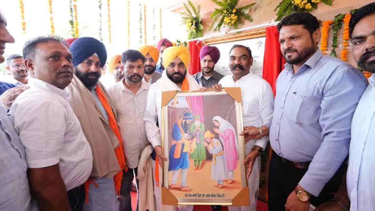  मुख्यमंत्री भगवंत मान ने बाबा जीवन सिंह (भाई जैता जी) स्मारक जनसमर्पित की