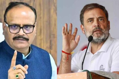 Brijesh Pathak and Rahul Gandhi