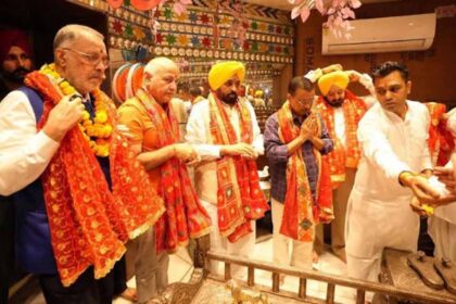 CM Mann and Arvind Kejriwal inaugurate development works