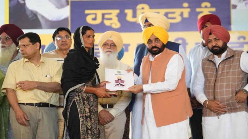 CM Mann distributed compensation to farmers