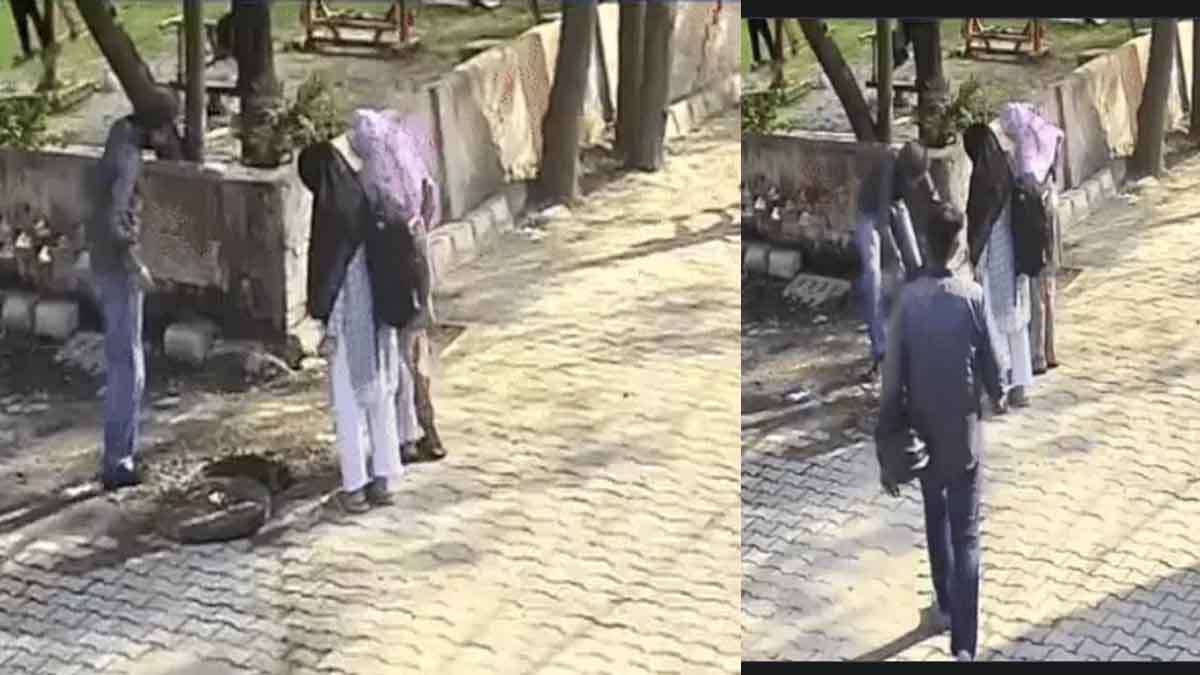 A young man from the neighborhood heard the child's cries and pulled him out