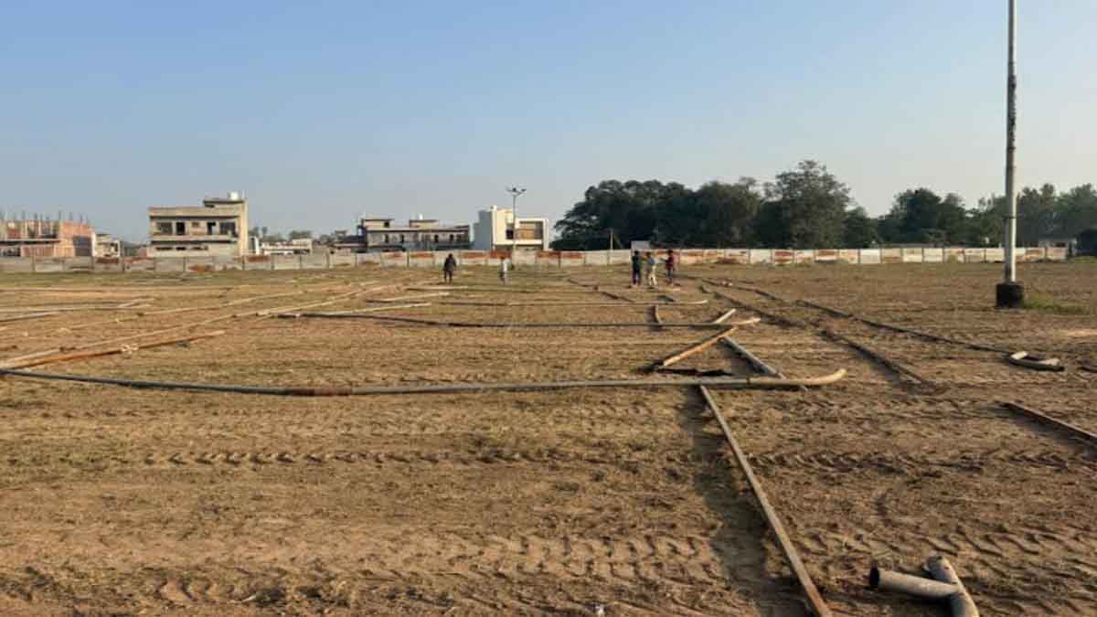 Construction of tent city begins at Sri Anandpur Sahib