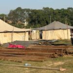 Construction of tent city begins at Sri Anandpur Sahib