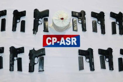 12 pistols and 1.5 kilograms of heroin recover