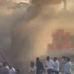 पंजाब से बिहार जाने वाले गरीबरथ एक्सप्रेस में लगी आग, मची भगदड़, कई घायल