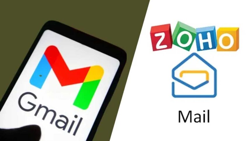 Gmail to Zoho Mail