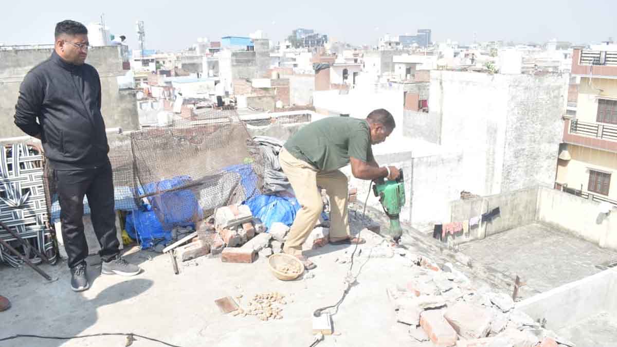 Jalandhar Police Action Taken Against Female Drug Smugglers Demolished Home
