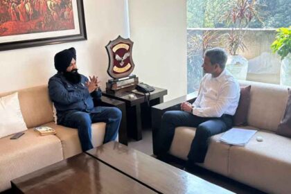 Jasvir Singh Garhi meets DGP Gaurav Yadav