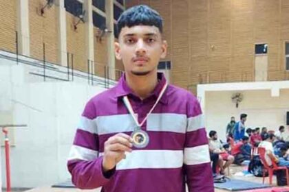 Karamjot Singh, a student of St. Soldier Co-Ed College