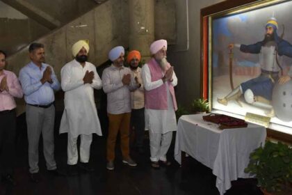 Kultar Singh Sandhwan pays tribute to Baba Banda Singh Bahadur
