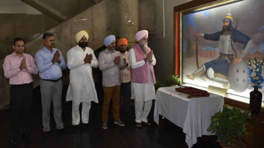 Kultar Singh Sandhwan pays tribute to Baba Banda Singh Bahadur