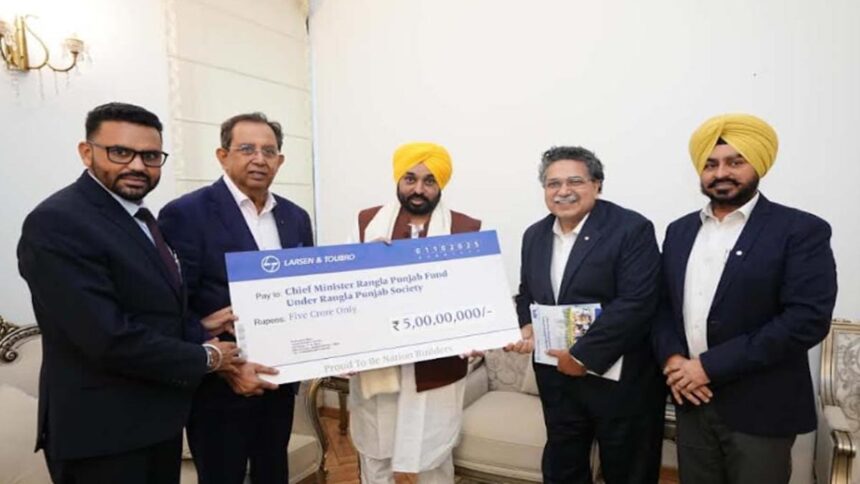 L&T Company contributes for Chaddi Kala Mission