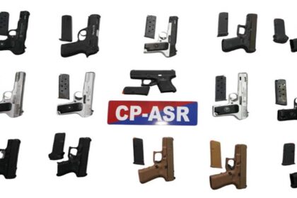 Persons and minor arrested with 15 modern pistols