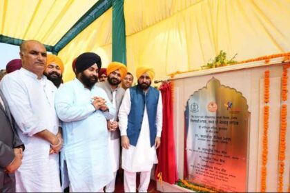 मुख्यमंत्री भगवंत मान ने श्री आनंदपुर साहिब में विरासती मार्ग का नींव पत्थर रखा