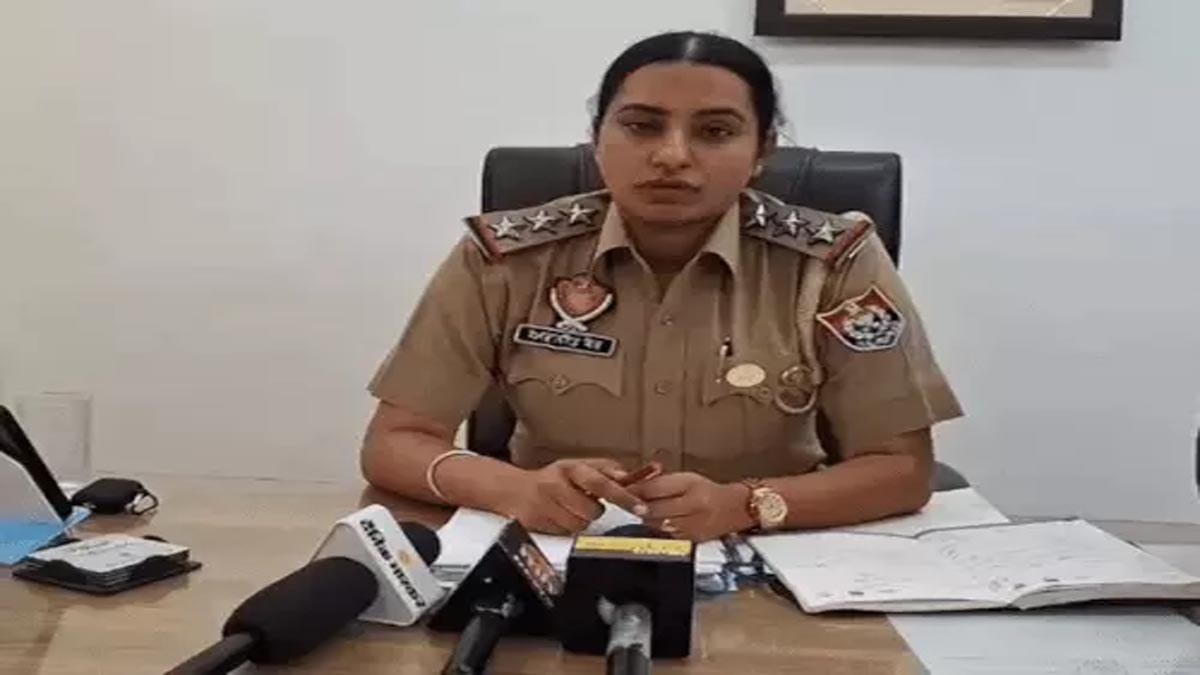 SHO of Sadar Police Station, Avneet Kaur, provides information