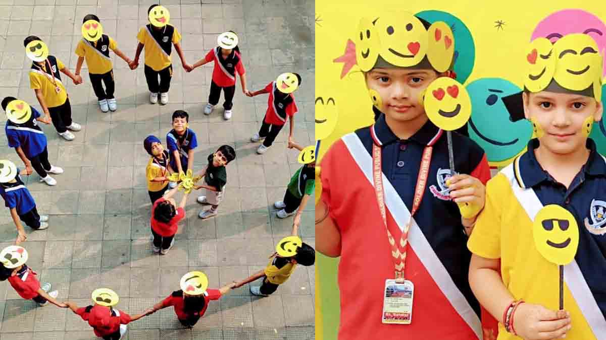 Smile Day was celebrated at St. Soldier Inter College