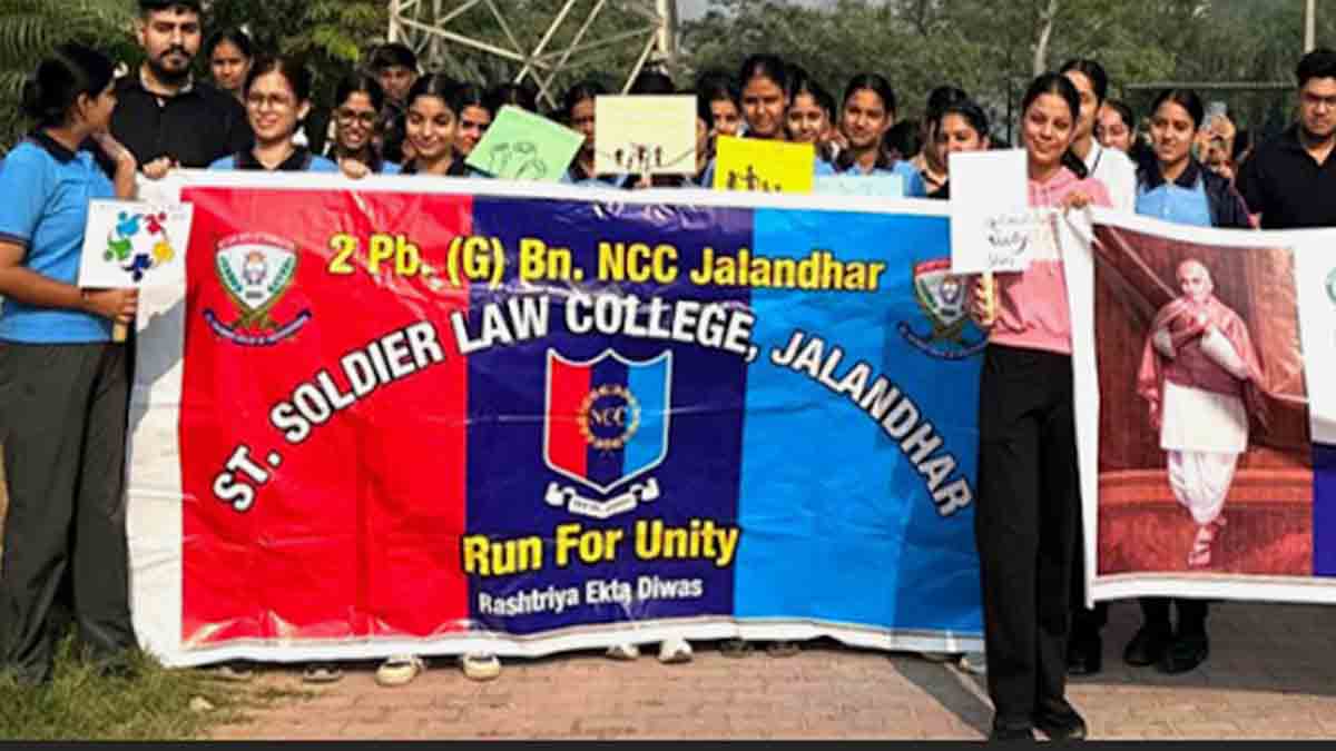 St. Soldier Law College organised National Unity Run