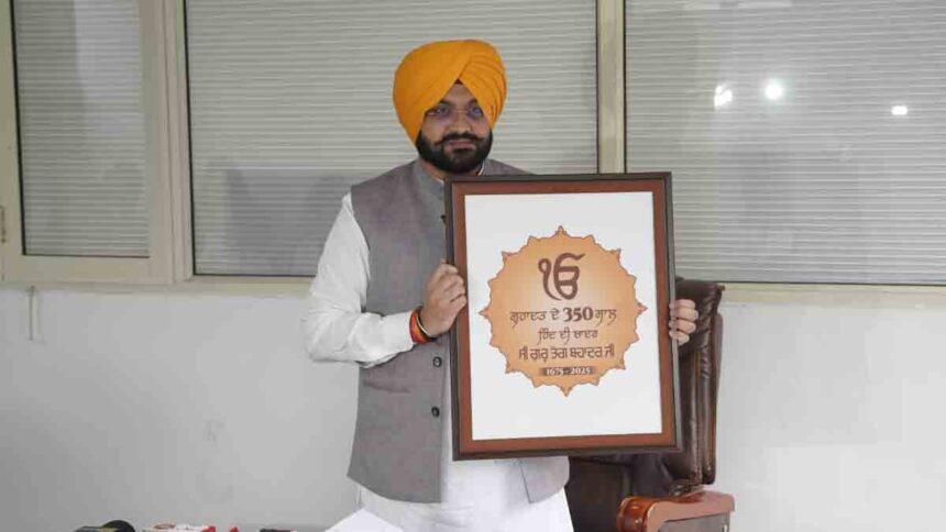 श्री आनंदपुर साहिब के कायाकल्प के लिए विश्व स्तरीय प्रोजेक्ट शुरू- तरुनप्रीत सिंह सौंद