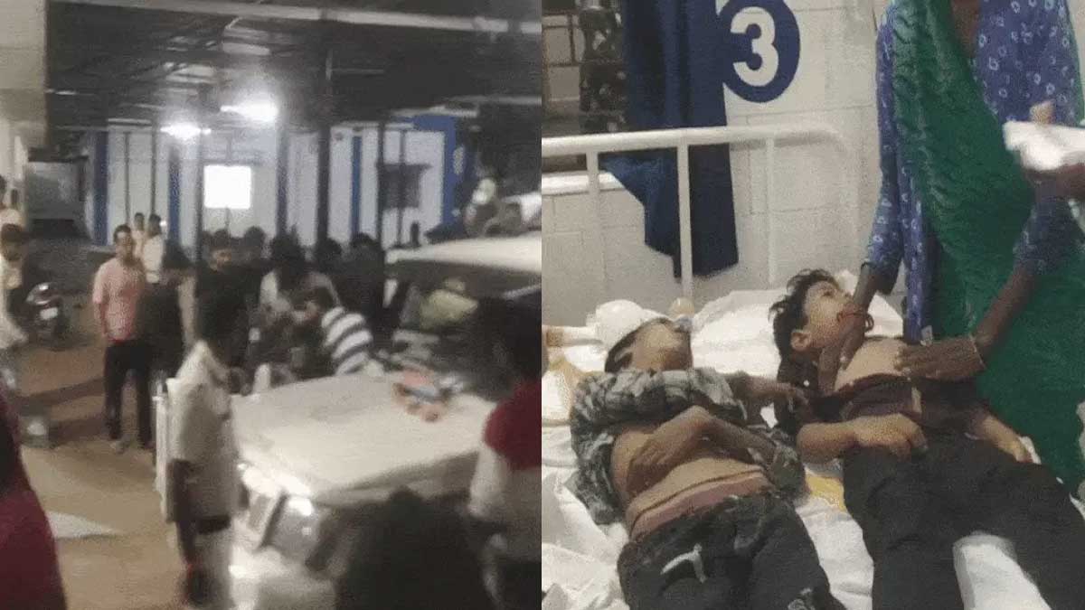 The injured have been admitted to the hospital. Their families have also arrived