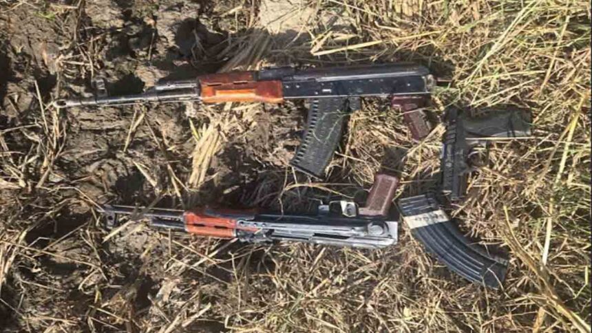 Two AK-47 rifles recovered near the India-Pakistan border
