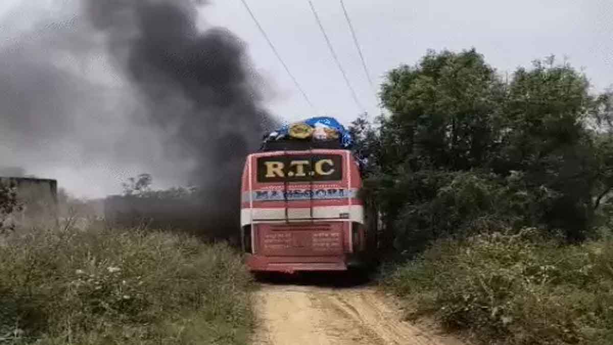 Jaipur Bus Fire Accident