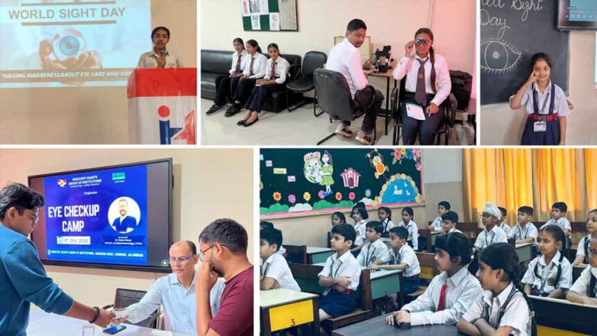 free eye check-up camp organized at Innocent Hearts