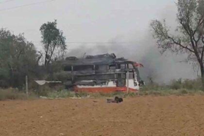 Jaipur Bus Fire Accident