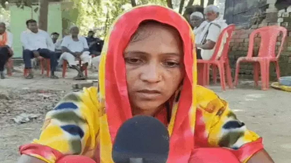 मृतक की पत्नी