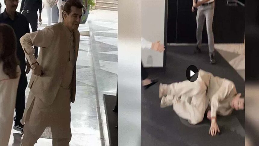 Actor Jitendra Fell After Colliding With A Ladder