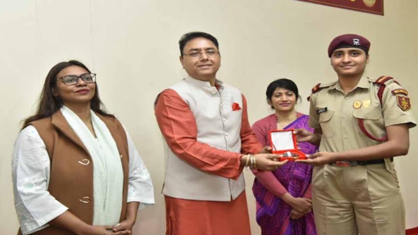 Aman Arora inaugurated a hostel for NDA cadets