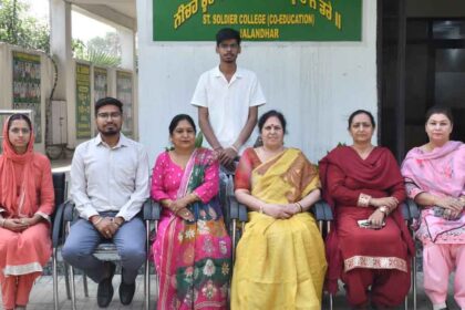 Archit Jain, a student of St. Soldier College, secured first position in the CA Foundation examination