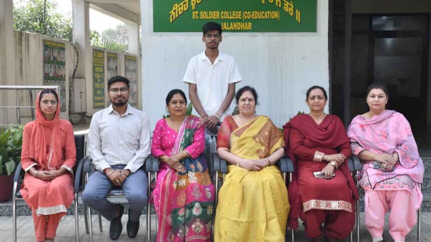 Archit Jain, a student of St. Soldier College, secured first position in the CA Foundation examination