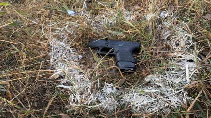 Glock pistol recovered
